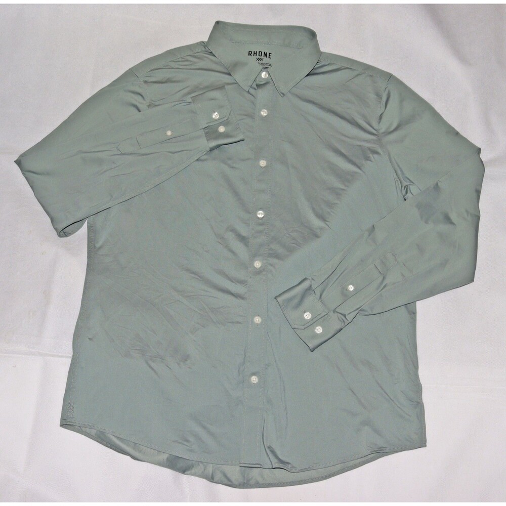 SOLD Rhone Slim Fit Style Number 101707 Men Long Sleeve Button Up‎ Shirt Size XL